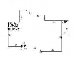 162 Cynthia Rd, Newton MA 02459-2864 floor plan