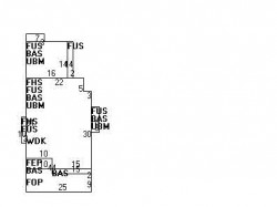11 Church St, Newton MA  02458-2015 floor plan