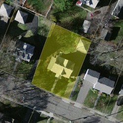 23 Converse Ave, Newton MA 02458-2503 aerial view