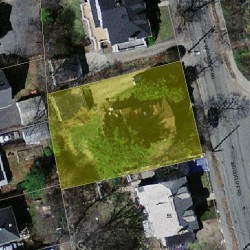 49 Woodcliff Rd, Newton MA  02461-1822 aerial view