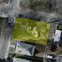 110 Jewett St, Newton MA 02458-1525 aerial view