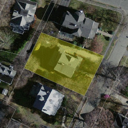 11 Copley St, Newton MA 02458-2204 aerial view