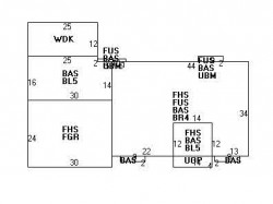 40 Moffat Rd, Newton MA  02468-1113 floor plan