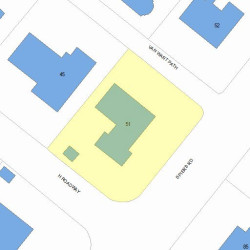 51 Van Wart Path, Newton MA  02459-3720 plot plan