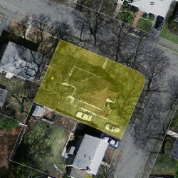 21 King St, Newton MA 02466-1203 aerial view