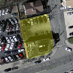 743 Washington St, Newton MA  02460-1701 aerial view