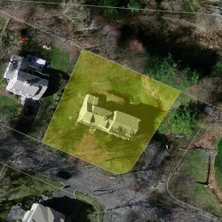 84 Old Farm Rd, Newton MA 02459-3438 aerial view