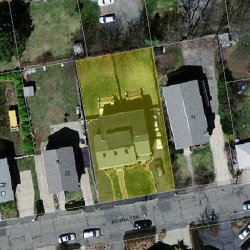 19 Indiana Ter, Newton MA  02464-1314 aerial view
