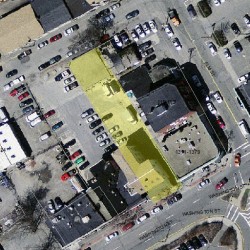 1381 Washington St, Newton MA  02465-2003 aerial view