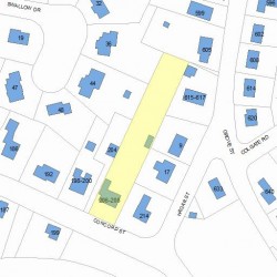 208 Concord St, Newton MA  02462-1314 plot plan