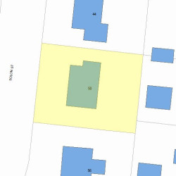 50 Solon St, Newton MA 02461-1827 plot plan
