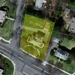 1845 Beacon St, Newton MA 02468-1462 aerial view