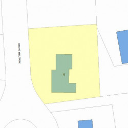 18 Grove Hill Park, Newton MA 02460-2304 plot plan