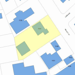 1141 Walnut St, Newton MA 02461-1242 plot plan