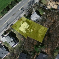 1890 Washington St, Newton MA 02466-3008 aerial view