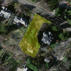 106 Bellevue St, Newton MA  02458-1921 aerial view