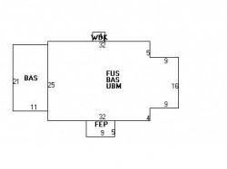 364 Woodward St, Newton MA 02468-2022 floor plan