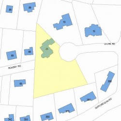 20 Laura Rd, Newton MA  02468-2163 plot plan