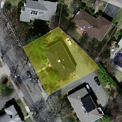 12 Troy Ln, Newton MA 02468-1016 aerial view