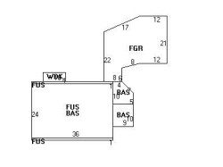 10 Osborne Path, Newton MA  02459-3543 floor plan