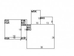 11 Grayson Ln, Newton MA  02462-1020 floor plan