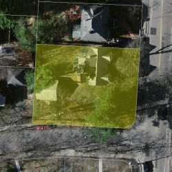 129 Parker St, Newton MA  02459-2545 aerial view