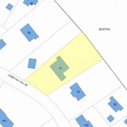 40 Beacon St, Newton MA  02459 plot plan