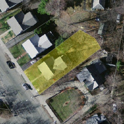 18 Willow St, Newton MA  02459-1932 aerial view