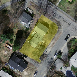 38 Islington Rd, Newton MA 02466-1008 aerial view