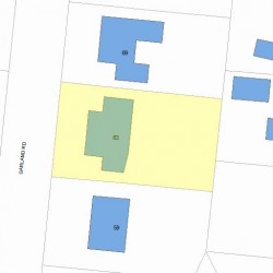 63 Garland Rd, Newton MA  02459-1741 plot plan
