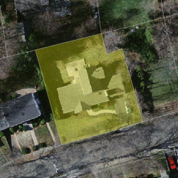 38 Haynes Rd, Newton MA  02459-2715 aerial view
