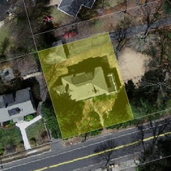 1445 Beacon St, Newton MA 02468-1602 aerial view