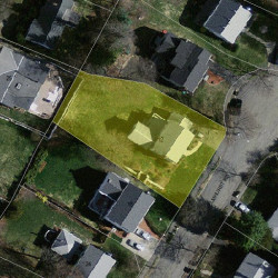 12 Elmhurst Rd, Newton MA 02458-2207 aerial view