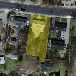 232 Elliot St, Newton MA 02464-1202 aerial view