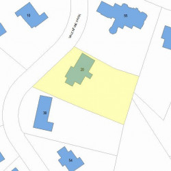 20 Valentine Park, Newton MA 02465-2940 plot plan