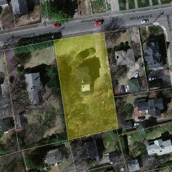 40 Highland Ave, Newton MA 02460-1811 aerial view