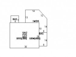 44 Halcyon Rd, Newton MA 02459-2432 floor plan