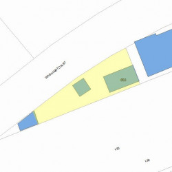 650 Washington St, Newton MA 02458-1449 plot plan