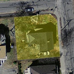 4 Washington Park, Newton MA 02460-1916 aerial view