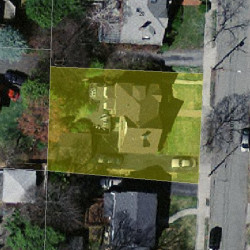 16 Charlotte Rd, Newton MA 02459-1708 aerial view
