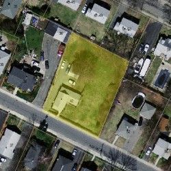 42 Adams Ave, Newton MA  02465-1003 aerial view