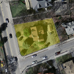 442 Walnut St, Newton MA 02460-2205 aerial view