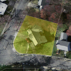 61 Wendell Rd, Newton MA 02459-2650 aerial view