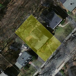 43 Beverly Rd, Newton MA 02461-1112 aerial view