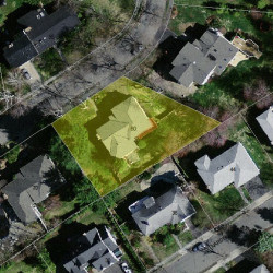 60 Farina Rd, Newton MA 02459-2860 aerial view