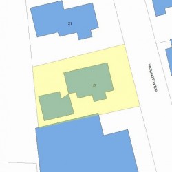 17 Washington Ter, Newton MA 02460-1522 plot plan