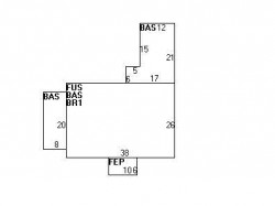 19 Victoria Cir, Newton MA 02459-1016 floor plan