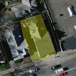 439 Washington St, Newton MA  02458-1537 aerial view