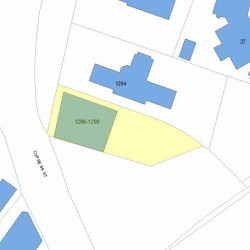 1296 Centre St, Newton MA 02459-1544 plot plan