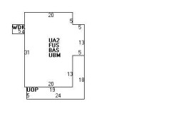 216 Cherry St, Newton MA 02465-1246 floor plan